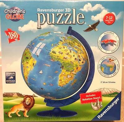 ravensburger children's world globe 3d puzzle