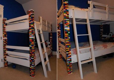 A Bunk Bed Made From Lego