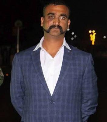 craze for sporting handlebar moustache .. Abhinandan, the hero