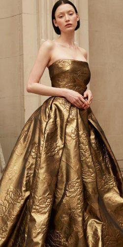 gold wedding gowns princess straight strapless neckline reemacra