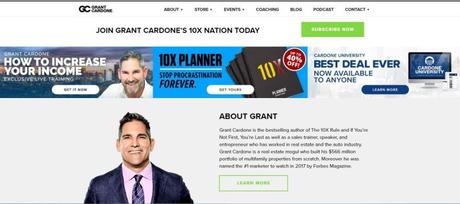 Grant Cardone Store Discount Coupon March 2019: Get Upto 20% Off