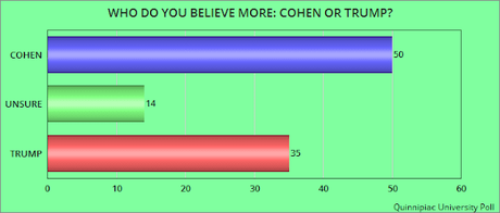 The Voters Believe Cohen More Than Trump (Or GOP)