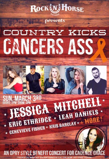 Country Kicks Cancers Ass – Community Rallies For Cadence Grace