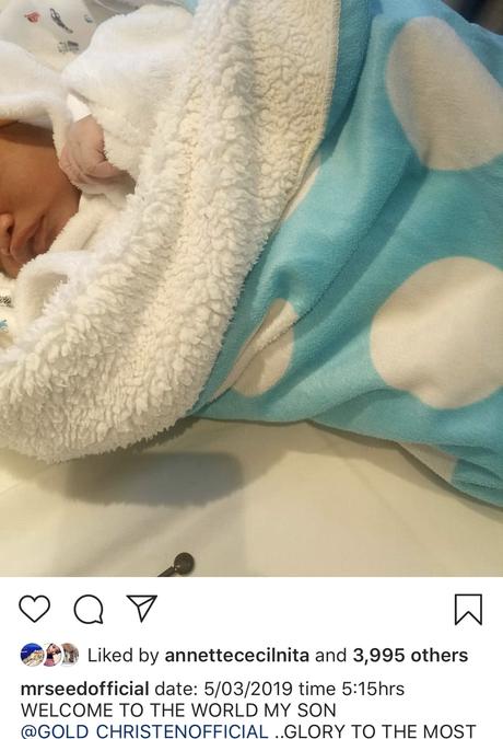 Mr Seed and fiancé Nimo Gachuiri welcome a healthy bouncing baby boy!