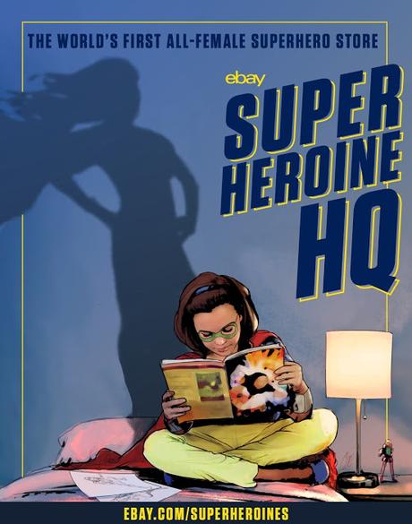 eBay launches “Superheroine HQ” – the world’s first online shop dedicated to female superheroes offering rare and right now comics, collectibles and merchandise all in one place 