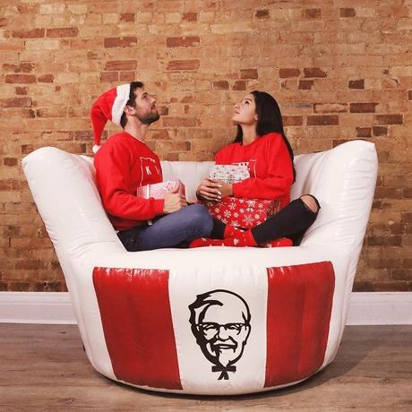 KFC Inflatable Chicken Bucket Chair