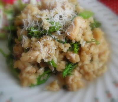  Oven Baked Chicken and Tender Stem Broccoli Risotto 