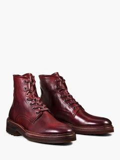 Caught And Crafted Red-Handed:  John Varvatos Essex Lace-Up Boot