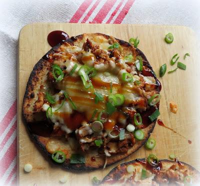 Easy BBQ Chicken Tostadas