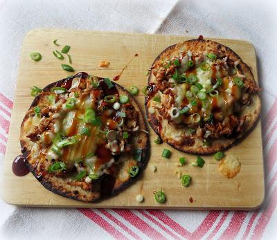 Easy BBQ Chicken Tostadas