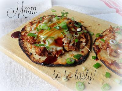 Easy BBQ Chicken Tostadas