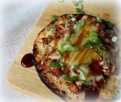 Easy BBQ Chicken Tostadas