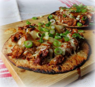 Easy BBQ Chicken Tostadas