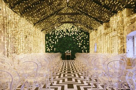 Charlton Hall - quirky wedding venue with Alice in Wonderland inspired decor.