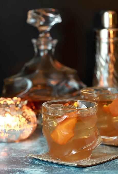 Figgy Bourbon and Citrus Cocktail