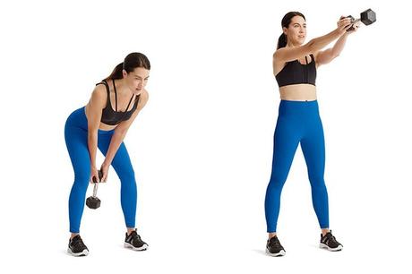 Dumbbell Swing Exercise Benefits And Variations Paperblog