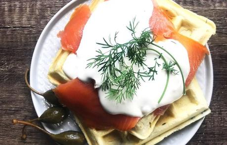 Recipe: Smoked Salmon and Waffles