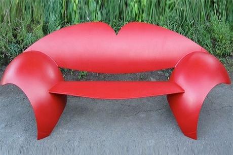A Sofa Made From Propane Tanks