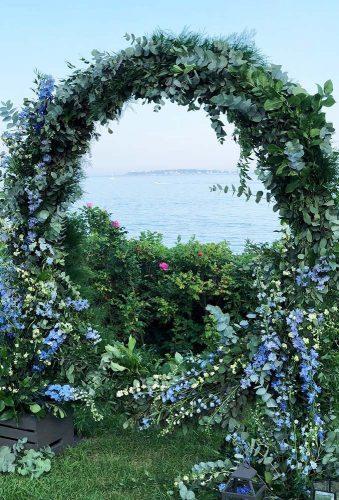 wedding floral moon gates greenery wedding arch lilacandlily