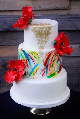 watercolor wedding cakes rustic cake cakesbygray