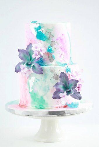 watercolor wedding cakes pastel cake sweetavenuecakery