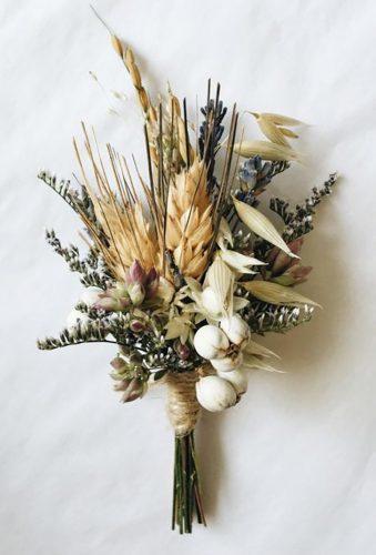 wedding dried flowers bouquets small bouquet Eucca