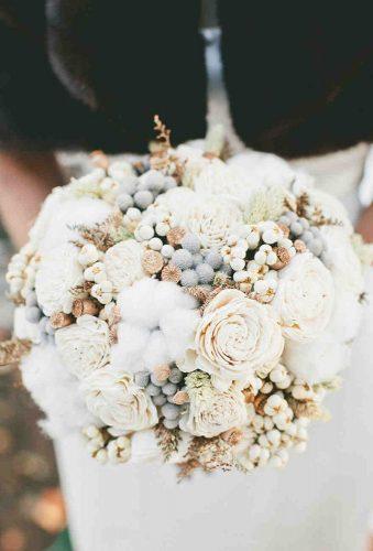 wedding dried flowers bouquets white tender bouquet onelove photo