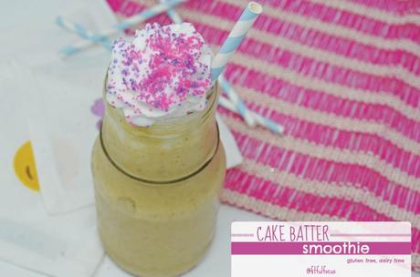 Dairy-Free Cake Batter Smoothie