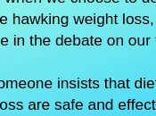 Debating Dieting First