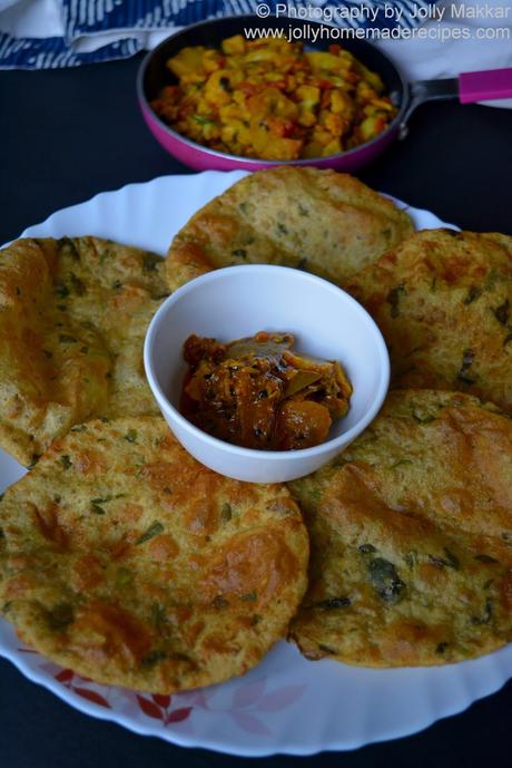 Dahi Methi Poori, How to make Crispy Dahi Methi Puri Recipe | Indian Puffed Bread with Fenugreek