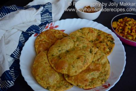 Dahi Methi Poori, How to make Crispy Dahi Methi Puri Recipe | Indian Puffed Bread with Fenugreek