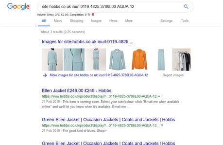 SEO Audit of the HOBBS London Fashion Ecommerce Store