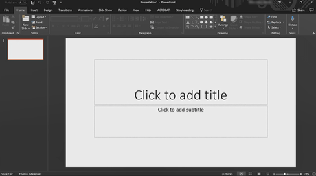 How to Enable Dark Mode in Microsoft Office 365, 2019, & 2016 Microsoft Powerpoint dark mode