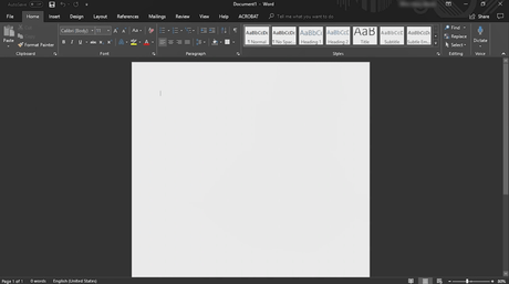 How to Enable Dark Mode in Microsoft Office 365, 2019, & 2016 microsoft word dark mode