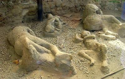 What happened to the people of Pompeii?