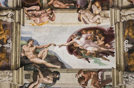 How was the Sistine Chapel painted?