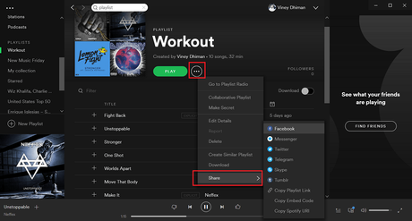 How to Share Spotify Playlist – 2019 share spotify playlist from desktop app