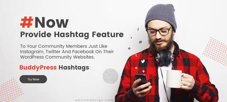 BuddyPress WordPress Hashtags