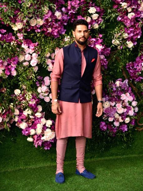 Yuvraj Singh at the wedding