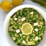 Spring Orzo Salad with Asparagus and Peas