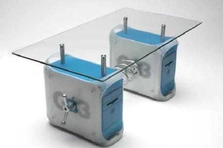 A Coffee Table Made From Recycled iMac G3's