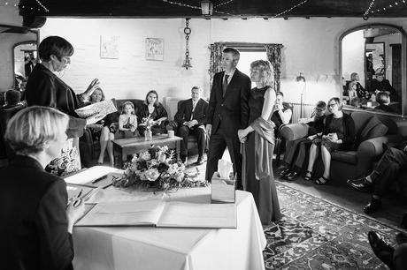a wedding ceremony at cley windmill