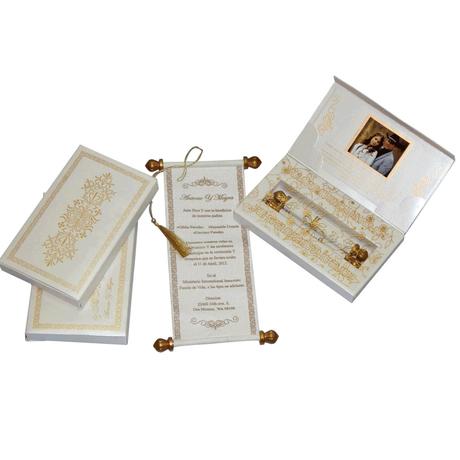 Scroll Wedding Cards