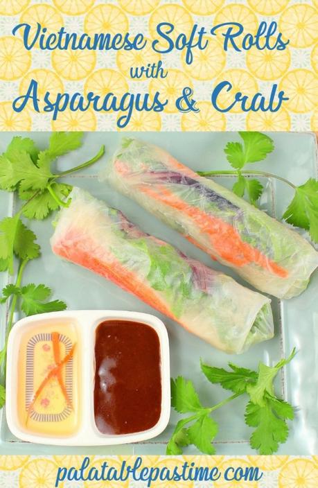 Vietnamese Soft Rolls with Crab #FantasticalFoodFight Vietnamese Soft Rolls with Crab #FantasticalFoodFight