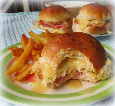 Chicken Cordon Bleu Sliders