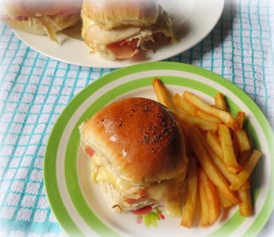 Chicken Cordon Bleu Sliders