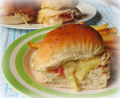 Chicken Cordon Bleu Sliders