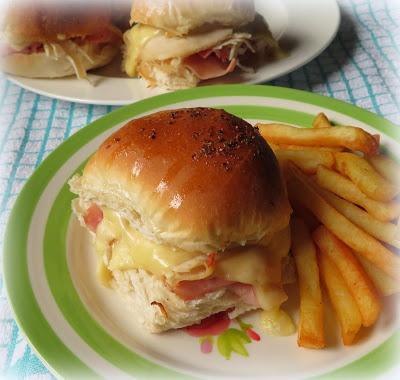 Chicken Cordon Bleu Sliders