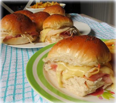 Chicken Cordon Bleu Sliders