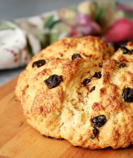 Irish Soda Bread with Tart Cherries